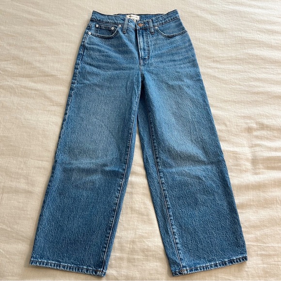 Madewell perfect vintage wide leg crop Jean - Picture 4 of 7
